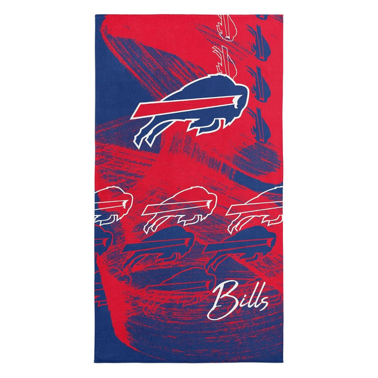 Northwest NFL Buffalo Bills 40x72 Microfiber Beach Towel red/ blue