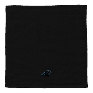 Northwest NFL Carolina Panthers 4 Piece 12x12 Wash Cloth Set black