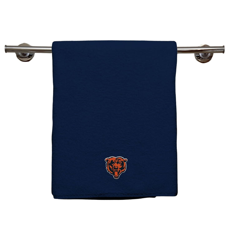 Northwest NFL Chicago Bears 2 Piece 16x26 Hand Towel Set navy blue