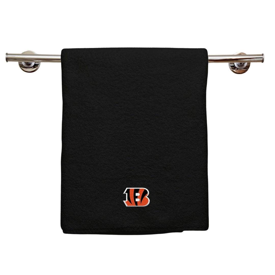 Northwest NFL Cincinnati Bengals 2 Piece 16x26 Hand Towel Set black