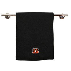 Northwest NFL Cincinnati Bengals 2 Piece 16x26 Hand Towel Set black