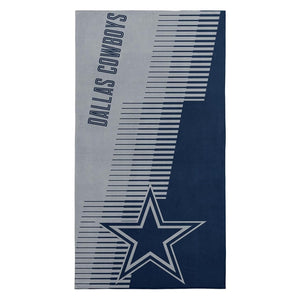 Northwest NFL Dallas Cowboys 36x72 Jacquard Beach Towel grey/navy
