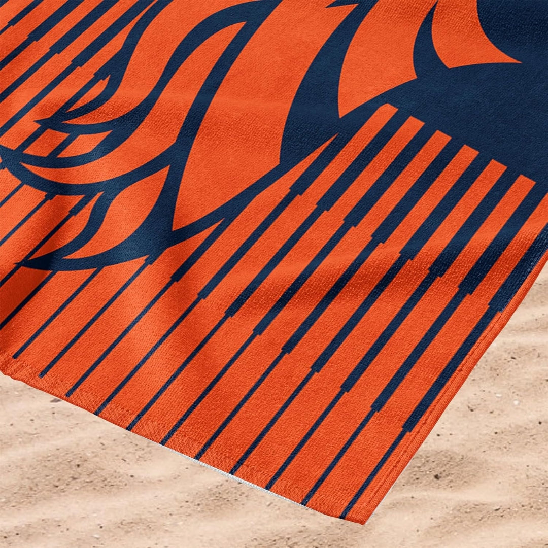 Northwest NFL Denver Broncos 36x72 Jacquard Beach Towel navy/orange