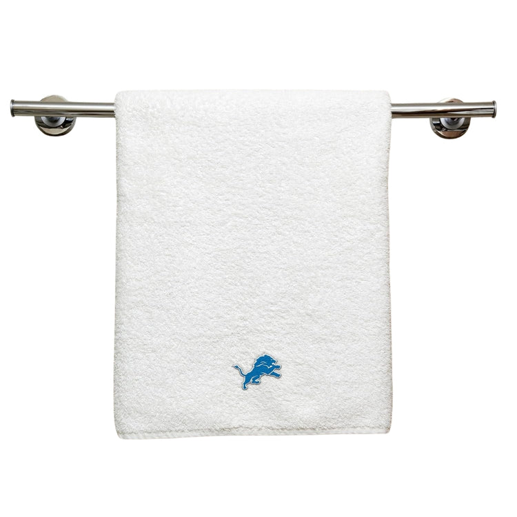 Northwest NFL Detroit Lions 2 Piece 16x26 Hand Towel Set white