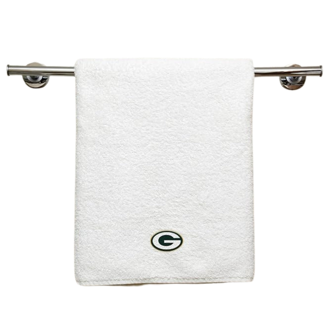 Northwest NFL Green Bay Packers 2 Piece 16x26 Hand Towel Set white 