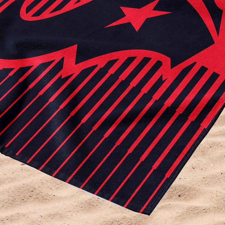 Northwest NFL Houston Texans 36x72 Jacquard Beach Towel red/black
