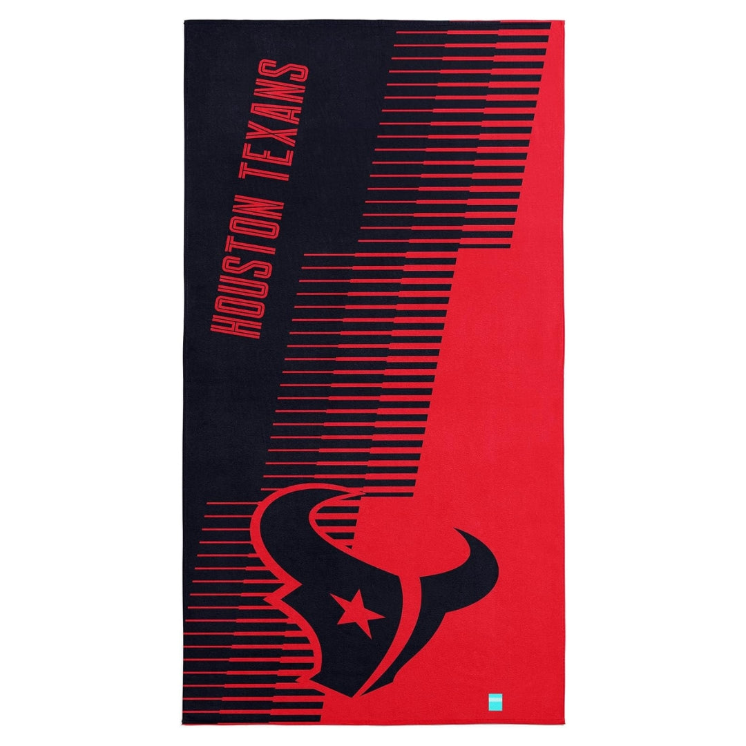 Northwest NFL Houston Texans 36x72 Jacquard Beach Towel red/black
