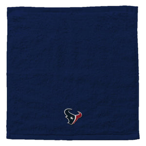 Northwest NFL Houston Texans 4 Piece 12x12 Wash Cloth Set navy
