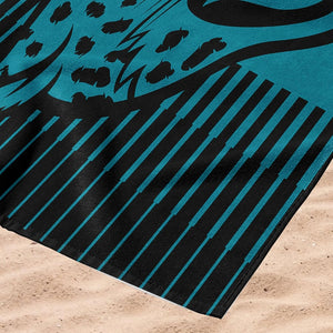 Northwest NFL Jacksonville Jaguars 36x72 Jacquard Beach Towel black/blue