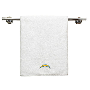 Northwest NFL Los Angeles Chargers 2 Piece 16x26 Hand Towel Set white