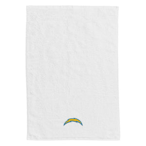 Northwest NFL Los Angeles Chargers 2 Piece 16x26 Hand Towel Set white