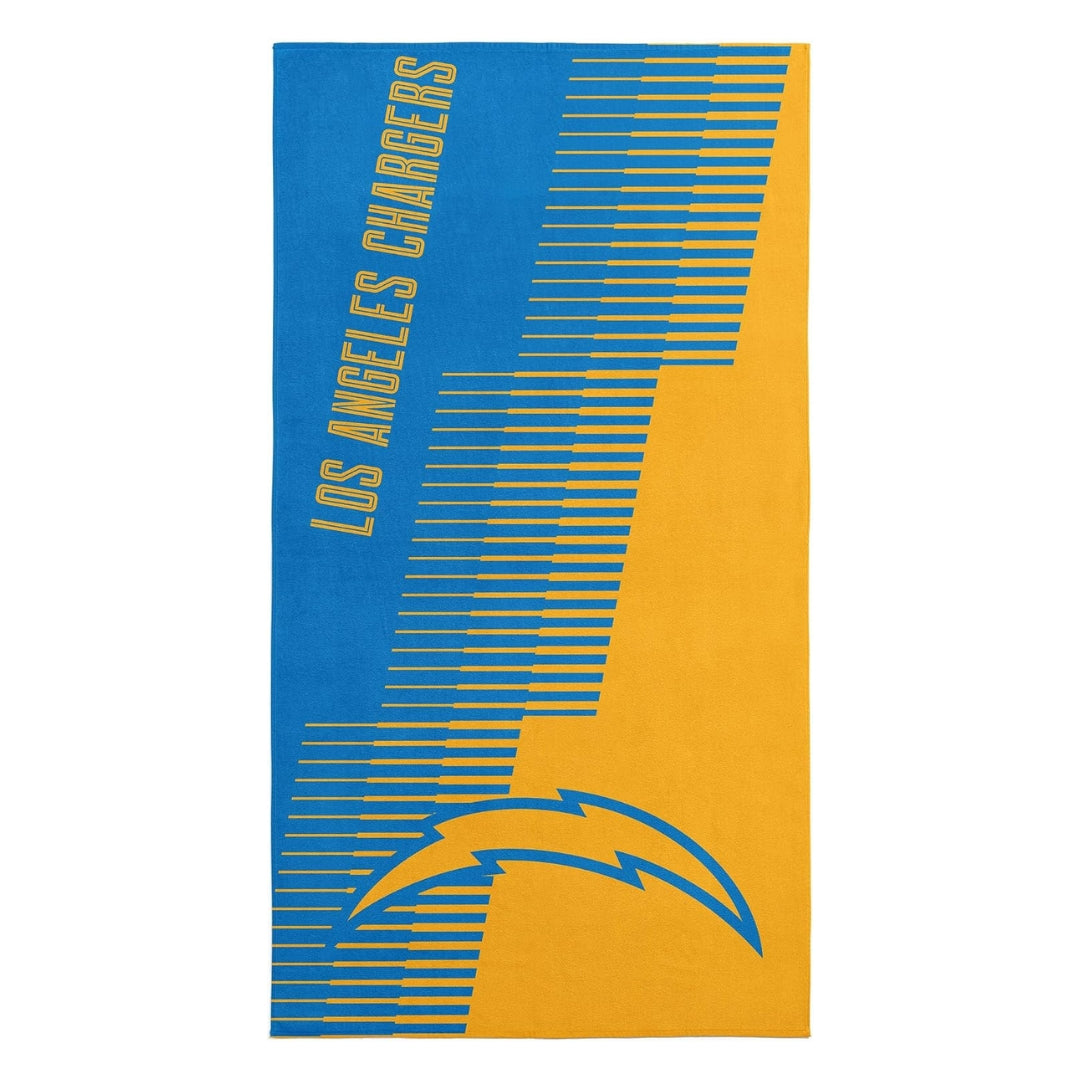 northwest-nfl-los-angeles-chargers-36x72-jacquard-beach-towel blue/yellow