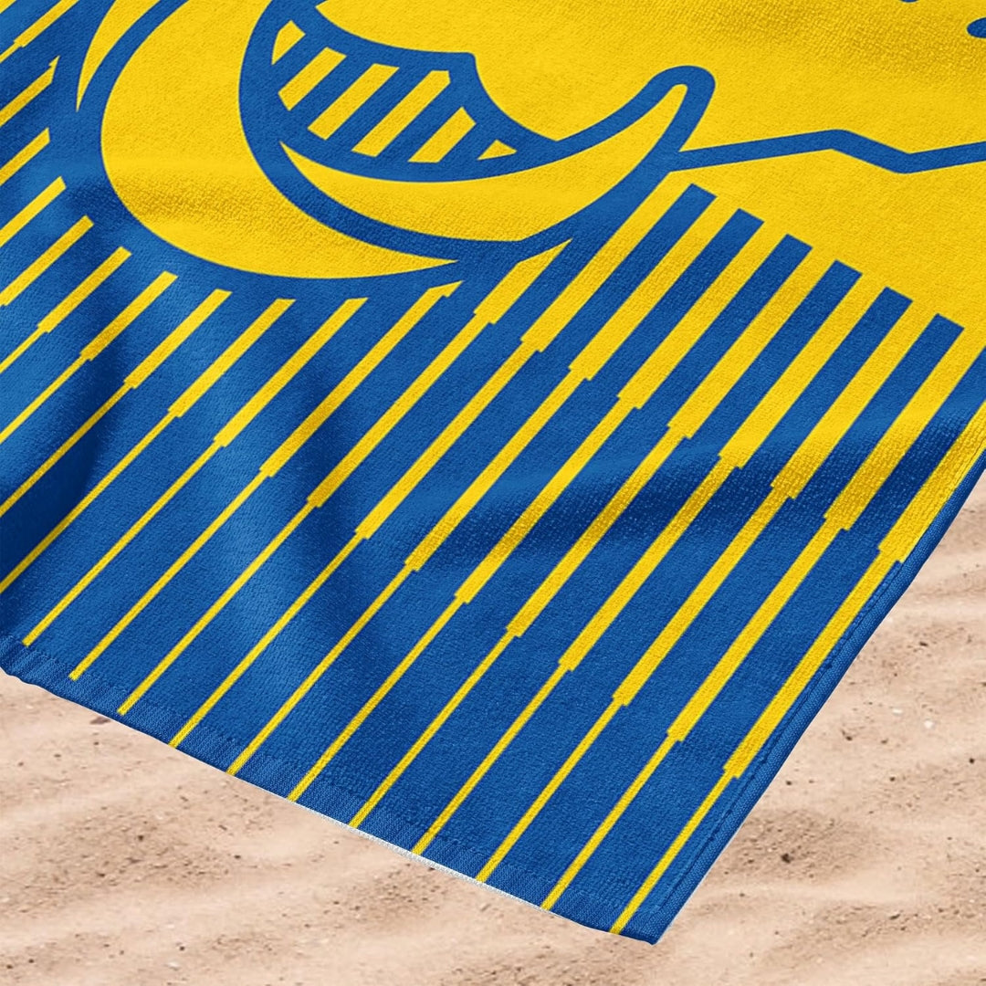 Northwest NFL Los Angeles Rams 36x72 Jacquard Beach Towel blue/yellow