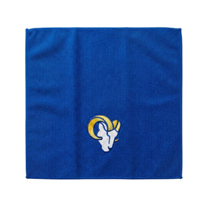 Northwest NFL Los Angeles Rams 4 Piece 12x12 Wash Cloth Set royal blue