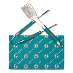 Northwest NFL Miami Dolphins BBQ Grill Utensil Set