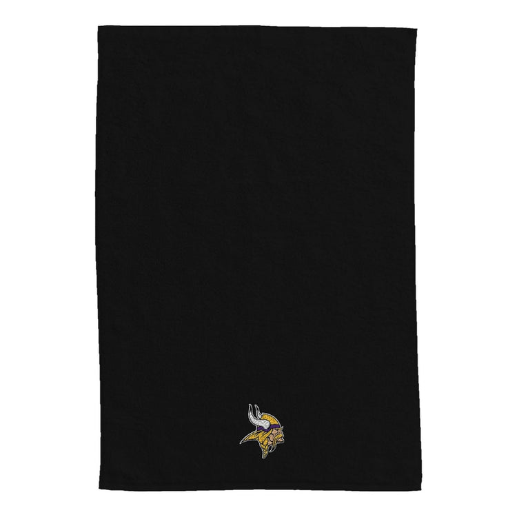 Northwest NFL Minnesota Vikings 2 Piece 16x26 Hand Towel Set black