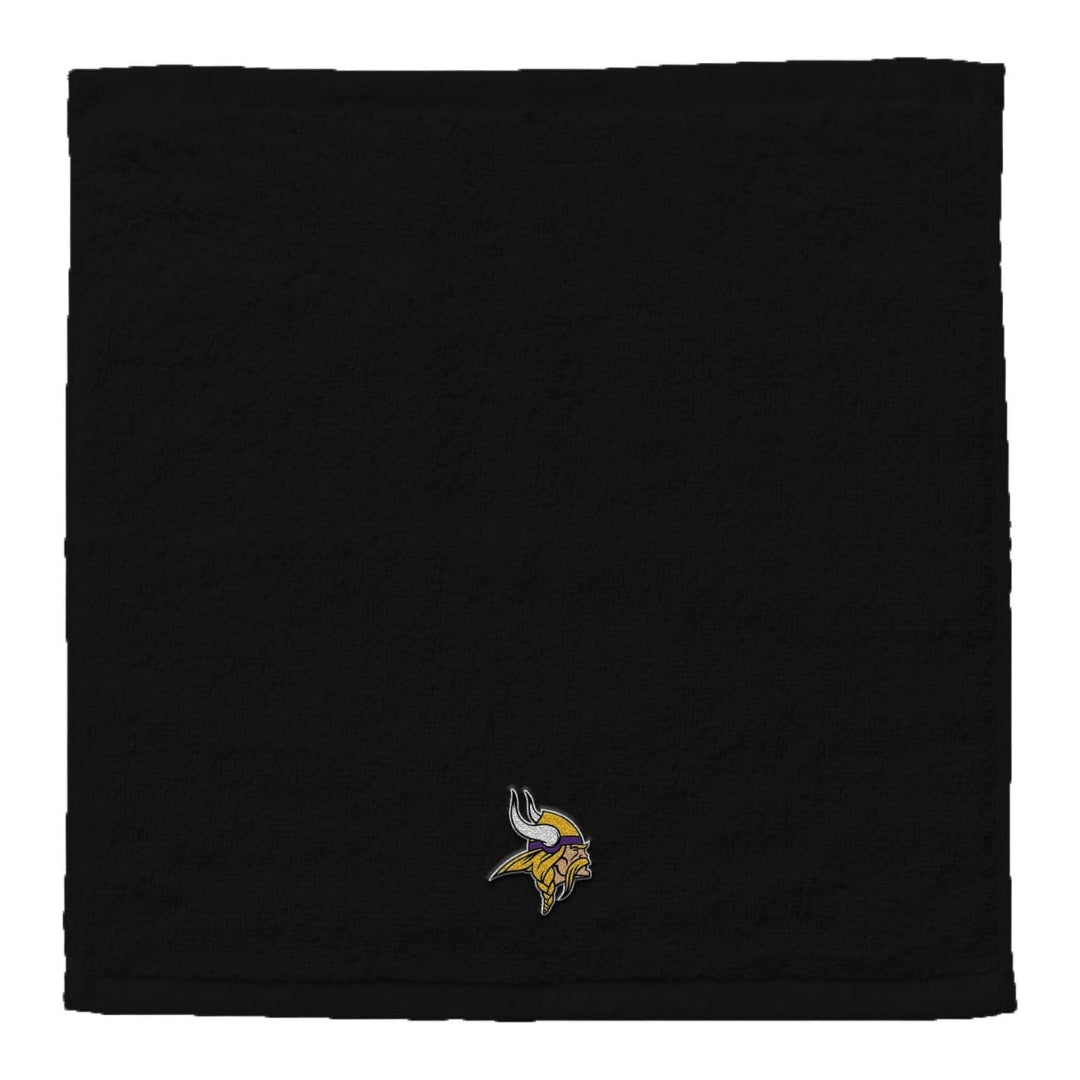 Northwest NFL Minnesota Vikings 4 Piece 12x12 Wash Cloth Set black