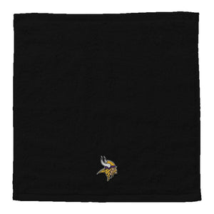 Northwest NFL Minnesota Vikings 4 Piece 12x12 Wash Cloth Set black