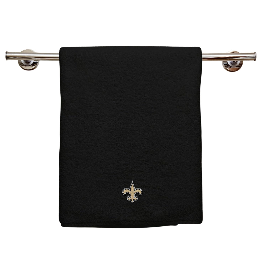 Northwest NFL New Orleans Saints 2 Piece 16x26 Hand Towel Set black