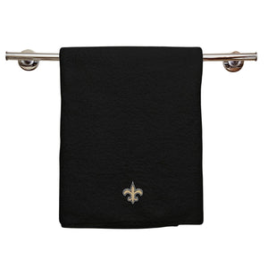 Northwest NFL New Orleans Saints 2 Piece 16x26 Hand Towel Set black