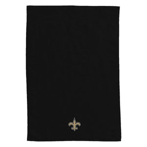 Northwest NFL New Orleans Saints 2 Piece 16x26 Hand Towel Set black