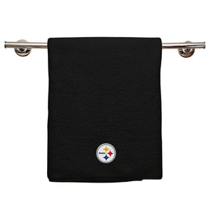 Northwest NFL Pittsburgh Steelers 2 Piece 16x26 Hand Towel Set black
