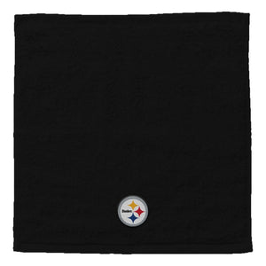 Northwest NFL Pittsburgh Steelers 4 Piece 12x12 Wash Cloth Set black