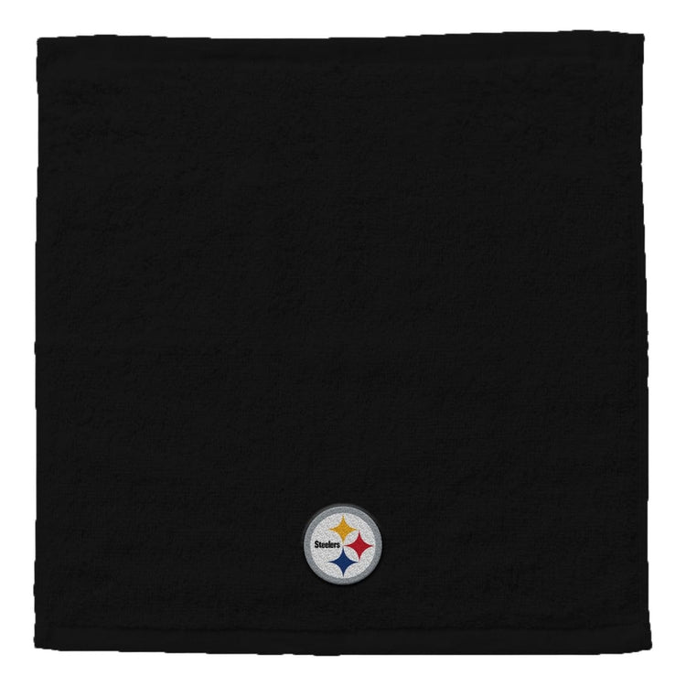 Northwest NFL Pittsburgh Steelers 4 Piece 12x12 Wash Cloth Set black