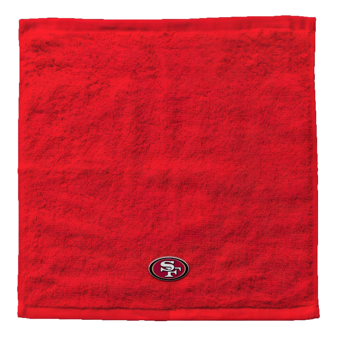 Northwest NFL San Francisco 49ers 4 Piece 12x12 Wash Cloth Set red