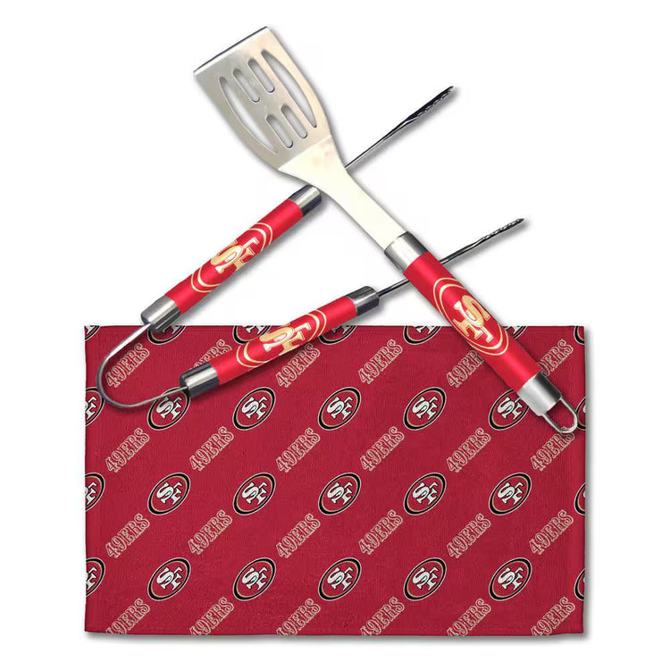 Northwest NFL San Francisco 49ers BBQ Grill Utensil Set