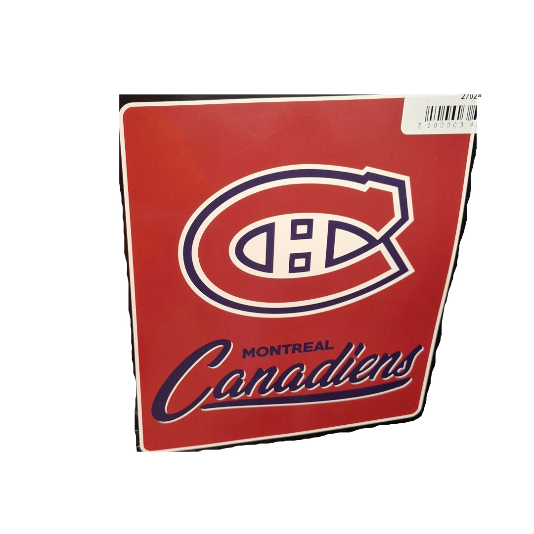 Northwest NHL Montreal Canadiens Signature Raschel Throw Blanket 50"x60" red