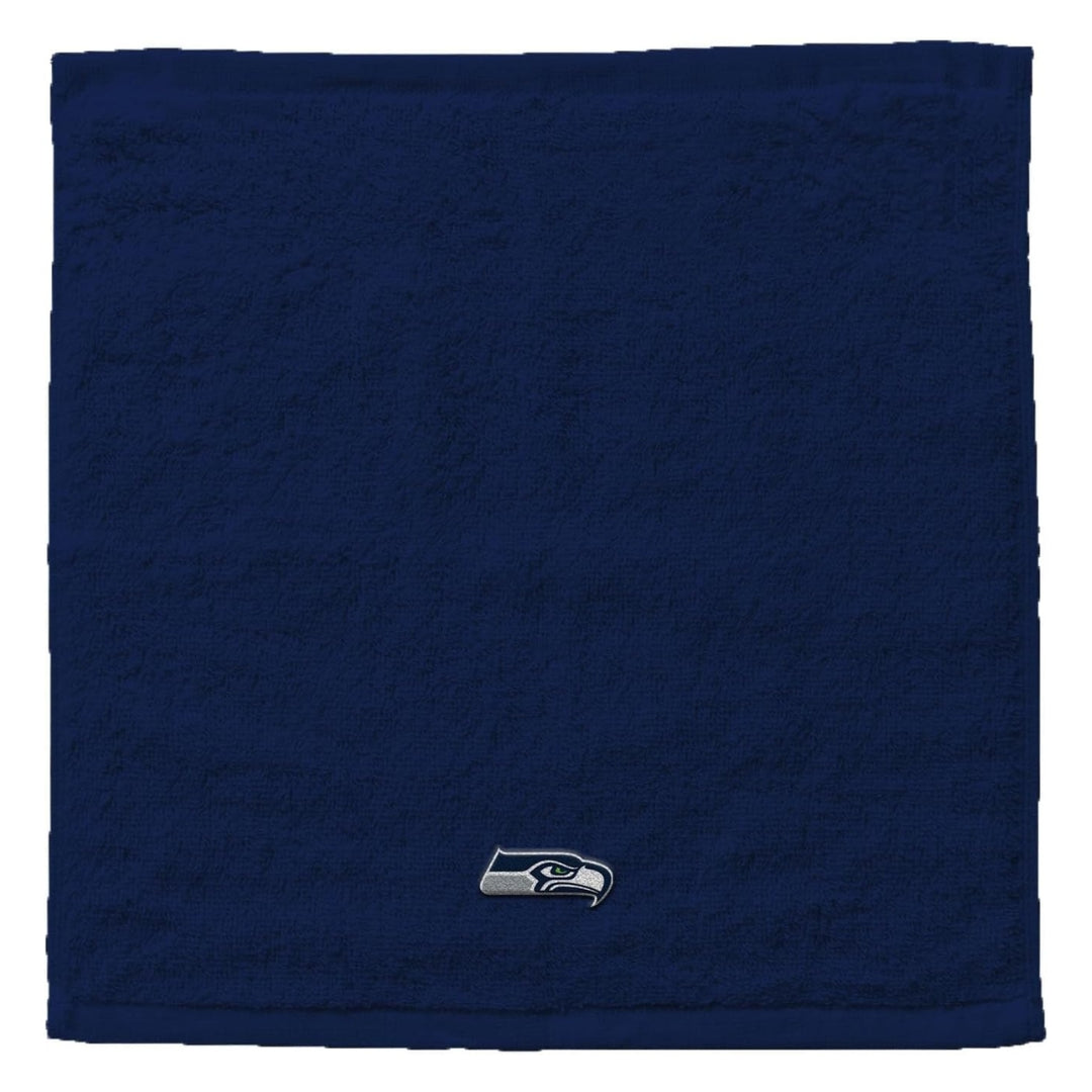 Northwest Seattle Seahawks 4 Piece 12x12 Wash Cloth Set navy