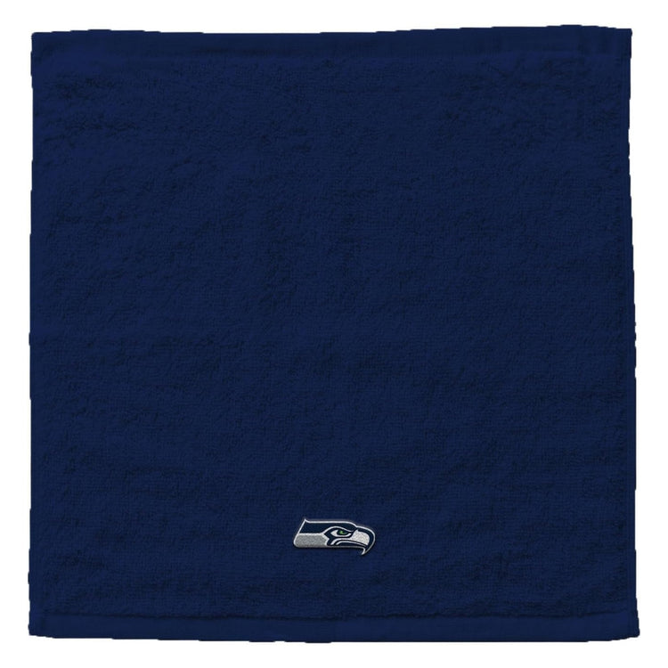 Northwest Seattle Seahawks 4 Piece 12x12 Wash Cloth Set navy