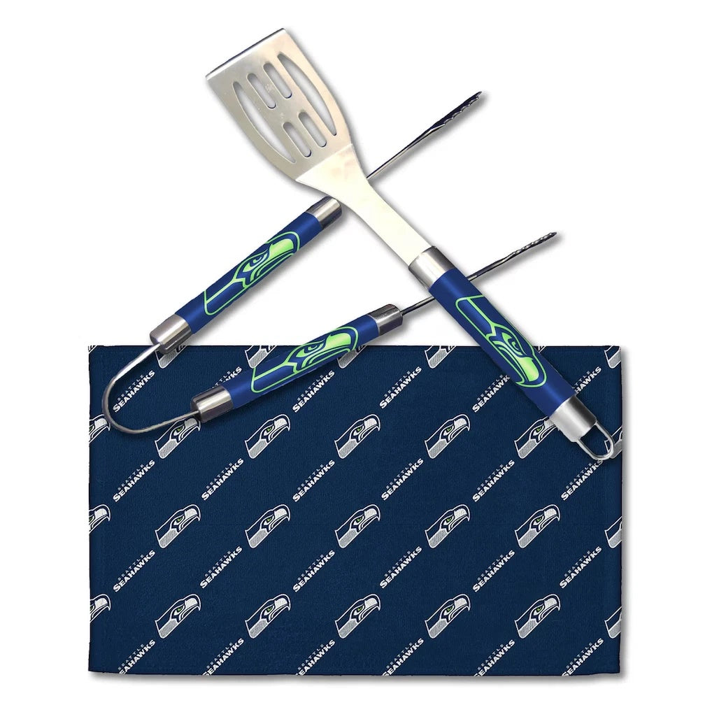 Northwest Seattle Seahawks BBQ Grill Utensil Set