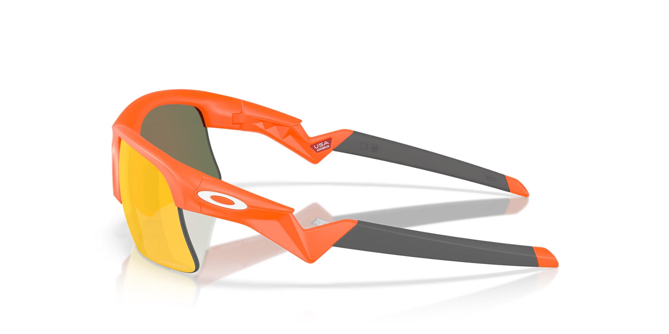 OAKLEY Capacitor (Youth Fit) Sunglasses matte neon orange frame/ prizm ruby injected