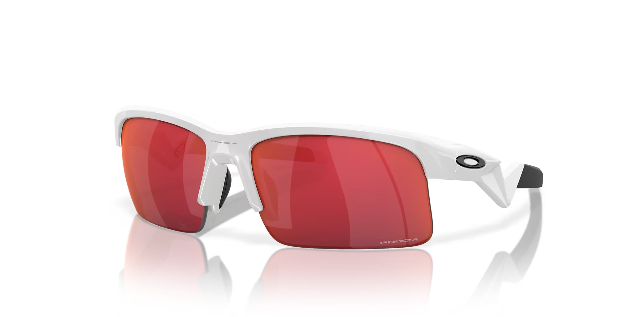 OAKLEY Capacitor (Youth Fit) Sunglasses polished white frame/ prizm field injected