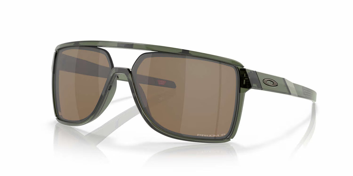 OAKLEY Castel Sunglasses prizm tungsten polarized Lenses/ olive ink Frame