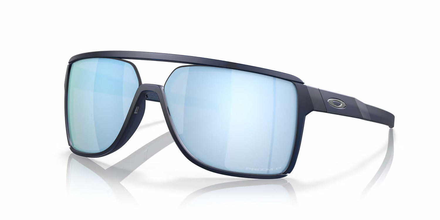 OAKLEY Castel Sunglasses prizm deep water polarized Lenses/ matte translucent blue Frame