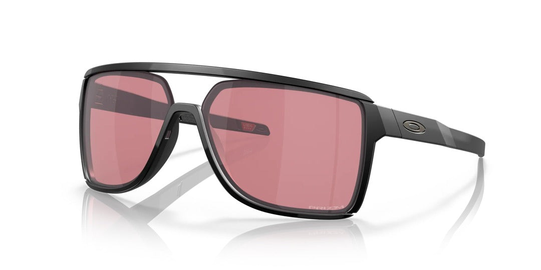 OAKLEY Castel Sunglasses Matte Black/Dark Golf Injected