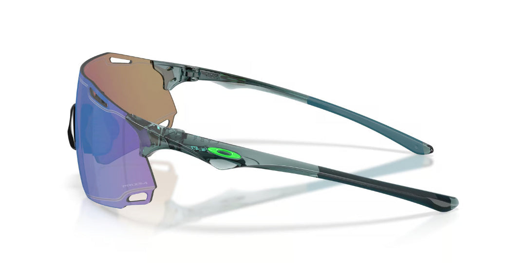 Oakley Cybr Dyno Sunglasses Crystal Black/Prizm Sapphire blue