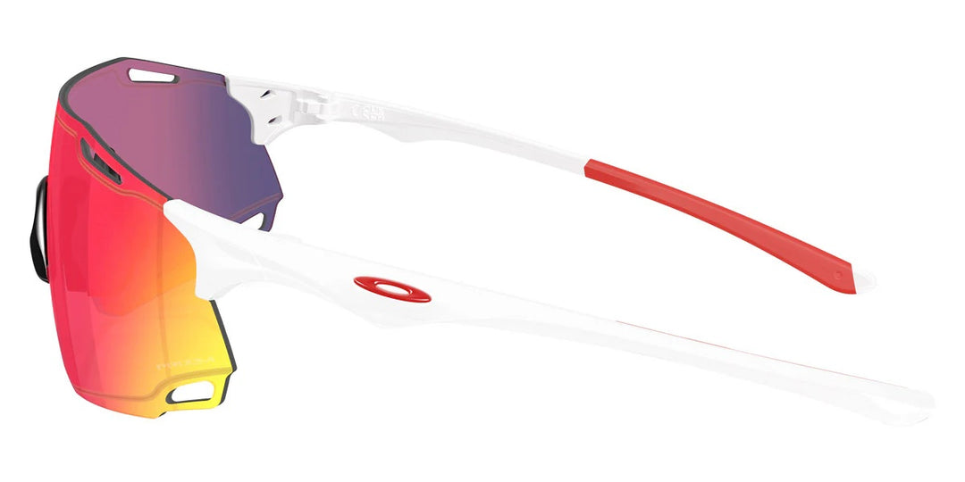 Oakley Cybr Dyno Sunglasses polished white frame/ Prizm road injected