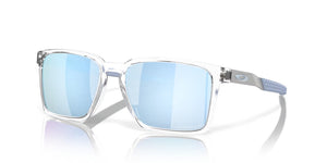OAKLEY Exchange Sun Sunglasses Polished Clear/Prizm Grey Polarized