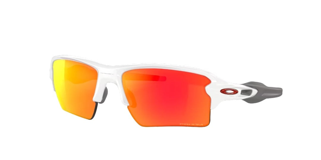 OAKLEY Flak 2.0 XL Sunglasses Polished White/Prizm Ruby