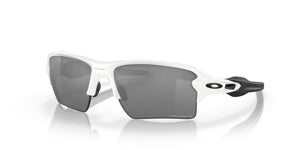 OAKLEY Flak 2.0 XL Sunglasses Polished White/Polarized Prizm Black