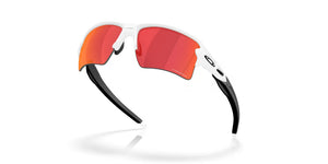 Oakley Flak 2.0 XXL Sunglasses Polished White/Prizm Field red