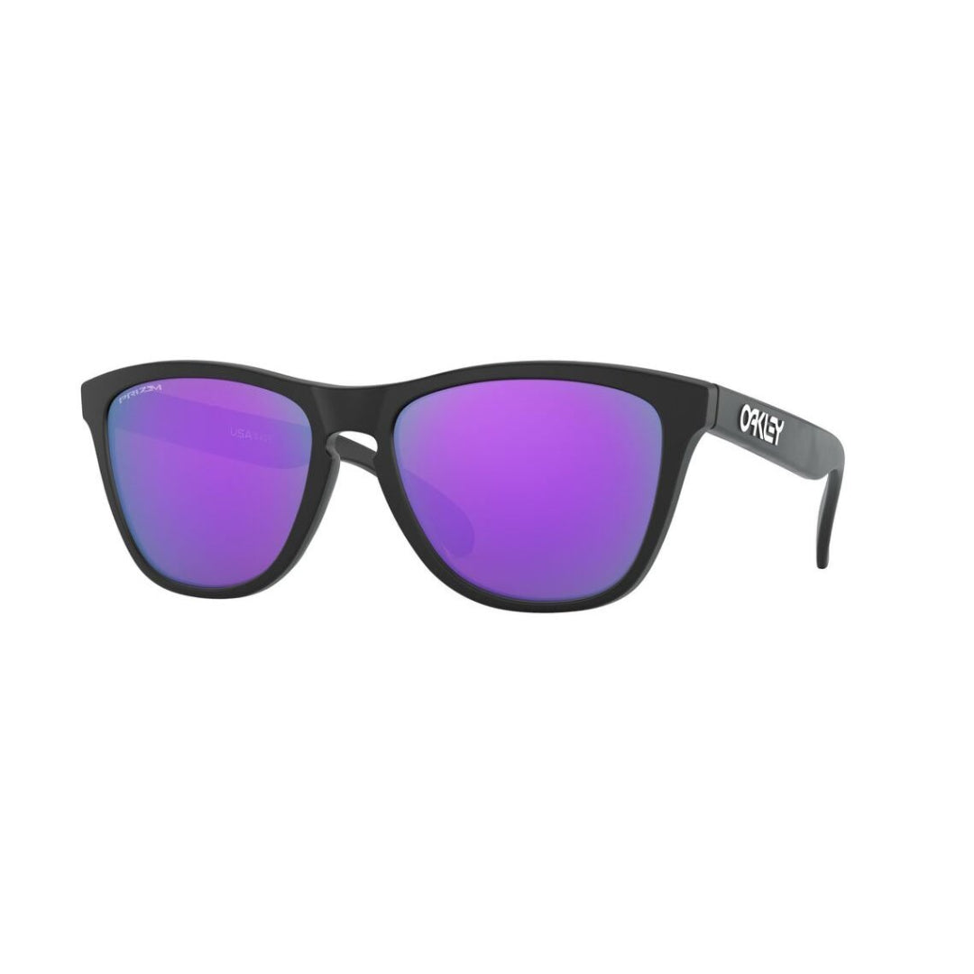 OAKLEY Frogskins Sunglasses matte black prizm violet purple
