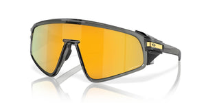 OAKLEY Latch Panel Sunglasses Grey Smoke/Prizm 24K Injected