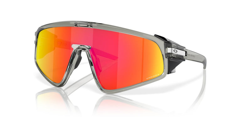 OAKLEY Latch Panel Sunglasses Grey Ink/Prizm Ruby Injected