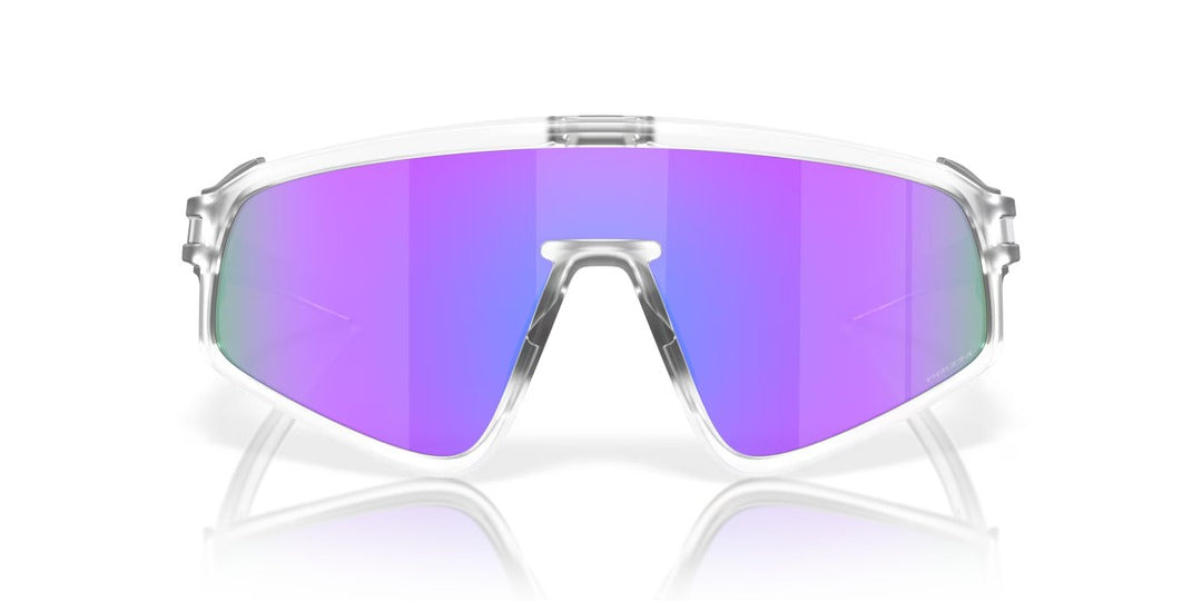 OAKLEY Latch Panel Sunglasses Matte Clear/Prizm Violet Injected