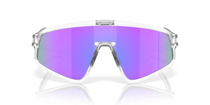 OAKLEY Latch Panel Sunglasses Matte Clear/Prizm Violet Injected